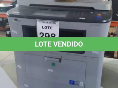 LOTE 298 - 01 IMPRESSORA MULTIFUNCIONAL MODELO SCX-5835NX MARCA SAMSUNG. (NO ESTADO) ATENÇÃO! FAZER A VISITAÇÃO ANTES DE ARREMATAR, NÃO SABEMOS SE FUNCIONA, LEILÃO NÃO TEM GARANTIA E NEM DEVOLUÇÃO, SUJEITO A POSSÍVEIS AVARIAS VISÍVEIS/OCULTAS E/OU AUSÊNCIA DE COMPONENTES.