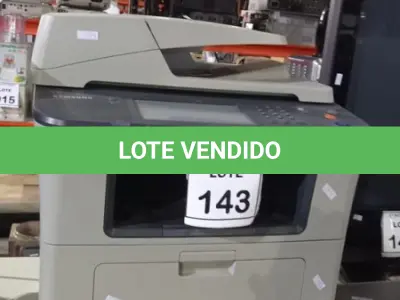 LOTE 143 - 01 IMPRESSORA MULTIFUNCIONAL MODELO SCX-5835NX MARCA SAMSUNG. (NO ESTADO) ATENÇÃO! FAZER A VISITAÇÃO ANTES DE ARREMATAR, NÃO SABEMOS SE FUNCIONA, LEILÃO NÃO TEM GARANTIA E NEM DEVOLUÇÃO, SUJEITO A POSSÍVEIS AVARIAS VISÍVEIS/OCULTAS E/OU AUSÊNCIA DE COMPONENTES.