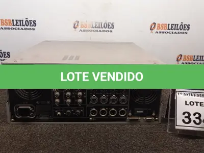 LOTE 334 - 01 GRAVADOR DE VIDEOCASSETE DIGITAL MODELO DSR-80 MARCA SONY. (NO ESTADO) ATENÇÃO! FAZER A VISITAÇÃO ANTES DE ARREMATAR, NÃO SABEMOS SE FUNCIONA, LEILÃO NÃO TEM GARANTIA E NEM DEVOLUÇÃO, SUJEITO A POSSÍVEIS AVARIAS VISÍVEIS/OCULTAS E/OU AUSÊNCIA DE COMPONENTES.