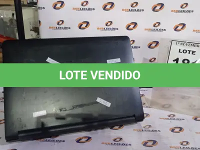 LOTE 181 - 01 NOTEBOOK MARCA POSITIVO. (NO ESTADO) ATENÇÃO! FAZER A VISITAÇÃO ANTES DE ARREMATAR, NÃO SABEMOS SE FUNCIONA, LEILÃO NÃO TEM GARANTIA E NEM DEVOLUÇÃO, SUJEITO A POSSÍVEIS AVARIAS VISÍVEIS/OCULTAS E/OU AUSÊNCIA DE COMPONENTES.