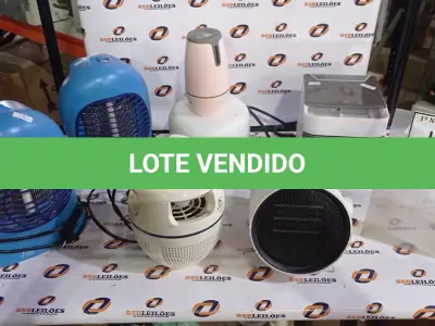 LOTE 191 - 03 LÂMPADAS PARA MATAR MOSQUITOS, 01 AQUECEDOR ELÉTRICO, 01 LUMINÁRIA E 02 UMIDIFICADORES. (NO ESTADO) ATENÇÃO! FAZER A VISITAÇÃO ANTES DE ARREMATAR, NÃO SABEMOS SE FUNCIONA, LEILÃO NÃO TEM GARANTIA E NEM DEVOLUÇÃO, SUJEITO A POSSÍVEIS AVARIAS VISÍVEIS/OCULTAS E/OU AUSÊNCIA DE COMPONENTES.