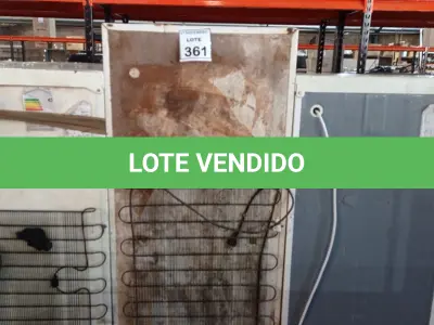 LOTE 361 - 03 GELADEIRAS MARCAS DIVERSAS PARA RETIRADA DE PEÇAS. (NO ESTADO) ATENÇÃO! FAZER A VISITAÇÃO ANTES DE ARREMATAR, NÃO SABEMOS SE FUNCIONA, LEILÃO NÃO TEM GARANTIA E NEM DEVOLUÇÃO, SUJEITO A POSSÍVEIS AVARIAS VISÍVEIS/OCULTAS E/OU AUSÊNCIA DE COMPONENTES.