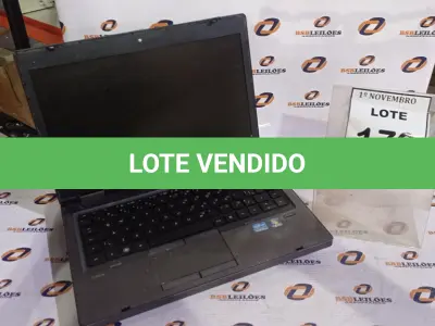 LOTE 170 - 01 NOTEBOOK MARCA HP. (NO ESTADO) ATENÇÃO! FAZER A VISITAÇÃO ANTES DE ARREMATAR, NÃO SABEMOS SE FUNCIONA, LEILÃO NÃO TEM GARANTIA E NEM DEVOLUÇÃO, SUJEITO A POSSÍVEIS AVARIAS VISÍVEIS/OCULTAS E/OU AUSÊNCIA DE COMPONENTES.
