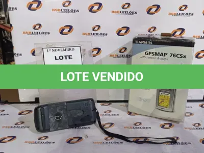 LOTE 152 - 01 GPS MODELON 76CSX MARCA GARMIN (NO ESTADO) ATENÇÃO! FAZER A VISITAÇÃO ANTES DE ARREMATAR, NÃO SABEMOS SE FUNCIONA, LEILÃO NÃO TEM GARANTIA E NEM DEVOLUÇÃO, SUJEITO A POSSÍVEIS AVARIAS VISÍVEIS/OCULTAS E/OU AUSÊNCIA DE COMPONENTES.