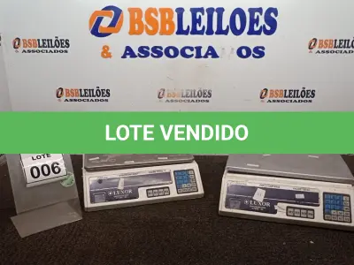 LOTE 006 - 02 BALANÇAS. (NO ESTADO) ATENÇÃO! FAZER A VISITAÇÃO ANTES DE ARREMATAR, NÃO SABEMOS SE FUNCIONA, LEILÃO NÃO TEM GARANTIA E NEM DEVOLUÇÃO, SUJEITO A POSSÍVEIS AVARIAS VISÍVEIS/OCULTAS E/OU AUSÊNCIA DE COMPONENTES.