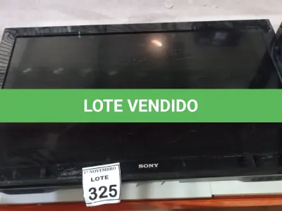 LOTE 325 - 01 TV LCD 42’’ MARCA PANASONIC E 01 TV LCD 40’’ MARCA SONY COM AVARIAS. (NO ESTADO) ATENÇÃO! FAZER A VISITAÇÃO ANTES DE ARREMATAR, NÃO SABEMOS SE FUNCIONA, LEILÃO NÃO TEM GARANTIA E NEM DEVOLUÇÃO, SUJEITO A POSSÍVEIS AVARIAS VISÍVEIS/OCULTAS E/OU AUSÊNCIA DE COMPONENTES.