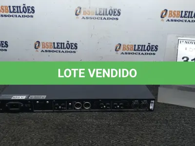 LOTE 312 - 01 PROCESSADOR DE EFEITOS MÚLTIPLOS MODELO V77 MARCA SONY. (NO ESTADO) ATENÇÃO! FAZER A VISITAÇÃO ANTES DE ARREMATAR, NÃO SABEMOS SE FUNCIONA, LEILÃO NÃO TEM GARANTIA E NEM DEVOLUÇÃO, SUJEITO A POSSÍVEIS AVARIAS VISÍVEIS/OCULTAS E/OU AUSÊNCIA DE COMPONENTES.