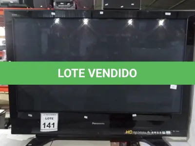 LOTE 141 - 01 TV LCD 42‘’ MARCA PANASONIC. (NO ESTADO) ATENÇÃO! FAZER A VISITAÇÃO ANTES DE ARREMATAR, NÃO SABEMOS SE FUNCIONA, LEILÃO NÃO TEM GARANTIA E NEM DEVOLUÇÃO, SUJEITO A POSSÍVEIS AVARIAS VISÍVEIS/OCULTAS E/OU AUSÊNCIA DE COMPONENTES.