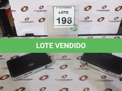 LOTE 196 - 02 MINIS CPU MARCA DELL. (NO ESTADO) ATENÇÃO! FAZER A VISITAÇÃO ANTES DE ARREMATAR, NÃO SABEMOS SE FUNCIONA, LEILÃO NÃO TEM GARANTIA E NEM DEVOLUÇÃO, SUJEITO A POSSÍVEIS AVARIAS VISÍVEIS/OCULTAS E/OU AUSÊNCIA DE COMPONENTES.