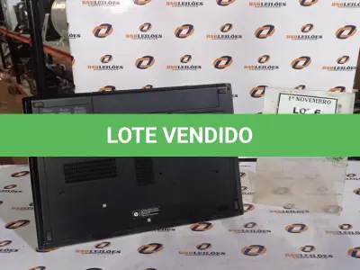 LOTE 147 - 01 NOTEBOOK MARCA HP. (NO ESTADO) ATENÇÃO! FAZER A VISITAÇÃO ANTES DE ARREMATAR, NÃO SABEMOS SE FUNCIONA, LEILÃO NÃO TEM GARANTIA E NEM DEVOLUÇÃO, SUJEITO A POSSÍVEIS AVARIAS VISÍVEIS/OCULTAS E/OU AUSÊNCIA DE COMPONENTES.
