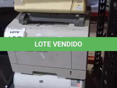 LOTE 137 - 02 IMPRESSORAS MARCAS SAMSUNG E HP E 01 SCANNER MARCA KODAK. (NO ESTADO) ATENÇÃO! FAZER A VISITAÇÃO ANTES DE ARREMATAR, NÃO SABEMOS SE FUNCIONA, LEILÃO NÃO TEM GARANTIA E NEM DEVOLUÇÃO, SUJEITO A POSSÍVEIS AVARIAS VISÍVEIS/OCULTAS E/OU AUSÊNCIA DE COMPONENTES.