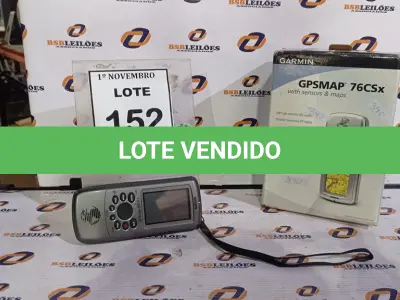 LOTE 152 - 01 GPS MODELON 76CSX MARCA GARMIN (NO ESTADO) ATENÇÃO! FAZER A VISITAÇÃO ANTES DE ARREMATAR, NÃO SABEMOS SE FUNCIONA, LEILÃO NÃO TEM GARANTIA E NEM DEVOLUÇÃO, SUJEITO A POSSÍVEIS AVARIAS VISÍVEIS/OCULTAS E/OU AUSÊNCIA DE COMPONENTES.