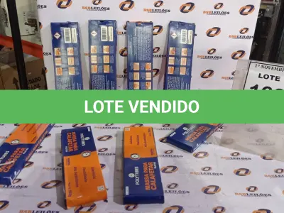 LOTE 166 - 08 MASSAS PARA CALAFETAR FILETES MARCA POLYTUBES. (NOVO) (NO ESTADO) ATENÇÃO! FAZER A VISITAÇÃO ANTES DE ARREMATAR, NÃO SABEMOS SE FUNCIONA. LEILÃO NÃO TEM GARANTIA E NEM DEVOLUÇÃO, SUJEITO A POSSÍVEIS AVARIAS VISÍVEIS/OCULTAS E/OU AUSÊNCIA DE COMPONENTES.