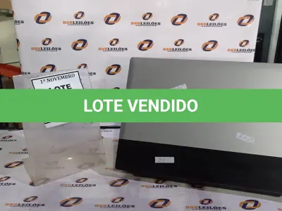 LOTE 159 - 01 NOTEBOOK MARCA SAMSUNG. (NO ESTADO) ATENÇÃO! FAZER A VISITAÇÃO ANTES DE ARREMATAR, NÃO SABEMOS SE FUNCIONA, LEILÃO NÃO TEM GARANTIA E NEM DEVOLUÇÃO, SUJEITO A POSSÍVEIS AVARIAS VISÍVEIS/OCULTAS E/OU AUSÊNCIA DE COMPONENTES.