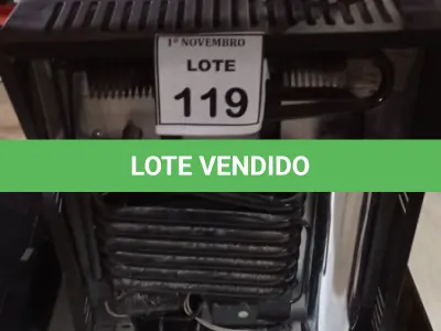 LOTE 119 - 01 ADEGA. (NO ESTADO) ATENÇÃO! FAZER A VISITAÇÃO ANTES DE ARREMATAR, NÃO SABEMOS SE FUNCIONA, LEILÃO NÃO TEM GARANTIA E NEM DEVOLUÇÃO, SUJEITO A POSSÍVEIS AVARIAS VISÍVEIS/OCULTAS E/OU AUSÊNCIA DE COMPONENTES.