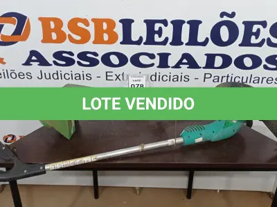 LOTE 078 - 03 ROÇADEIRAS ELÉTRICAS. (NO ESTADO) ATENÇÃO! FAZER A VISITAÇÃO ANTES DE ARREMATAR, NÃO SABEMOS SE FUNCIONA, LEILÃO NÃO TEM GARANTIA E NEM DEVOLUÇÃO, SUJEITO A POSSÍVEIS AVARIAS VISÍVEIS/OCULTAS E/OU AUSÊNCIA DE COMPONENTES.
