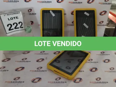 LOTE 222 - 03 TABLETS MARCA CCE. (NO ESTADO) ATENÇÃO! FAZER A VISITAÇÃO ANTES DE ARREMATAR, NÃO SABEMOS SE FUNCIONA, LEILÃO NÃO TEM GARANTIA E NEM DEVOLUÇÃO, SUJEITO A POSSÍVEIS AVARIAS VISÍVEIS/OCULTAS E/OU AUSÊNCIA DE COMPONENTES.