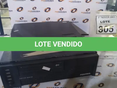 LOTE 305 - 01 CPU MARCA POSITIVO COM 8GB MEMORIA COM SSD E HD. (NO ESTADO) ATENÇÃO! FAZER A VISITAÇÃO ANTES DE ARREMATAR, NÃO SABEMOS SE FUNCIONA, LEILÃO NÃO TEM GARANTIA E NEM DEVOLUÇÃO, SUJEITO A POSSÍVEIS AVARIAS VISÍVEIS/OCULTAS E/OU AUSÊNCIA DE COMPONENTES.