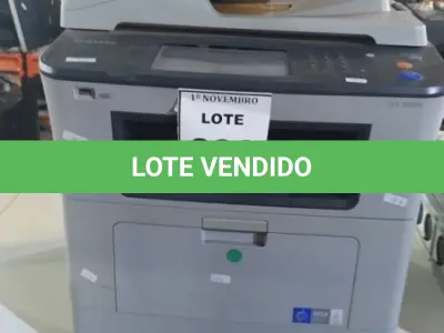 LOTE 298 - 01 IMPRESSORA MULTIFUNCIONAL MODELO SCX-5835NX MARCA SAMSUNG. (NO ESTADO) ATENÇÃO! FAZER A VISITAÇÃO ANTES DE ARREMATAR, NÃO SABEMOS SE FUNCIONA, LEILÃO NÃO TEM GARANTIA E NEM DEVOLUÇÃO, SUJEITO A POSSÍVEIS AVARIAS VISÍVEIS/OCULTAS E/OU AUSÊNCIA DE COMPONENTES.