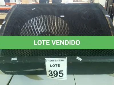 LOTE 395 - 01 CAIXA DE SOM PROFISSIONAL. (NO ESTADO) ATENÇÃO! FAZER A VISITAÇÃO ANTES DE ARREMATAR, NÃO SABEMOS SE FUNCIONA, LEILÃO NÃO TEM GARANTIA E NEM DEVOLUÇÃO, SUJEITO A POSSÍVEIS AVARIAS VISÍVEIS/OCULTAS E/OU AUSÊNCIA DE COMPONENTES.