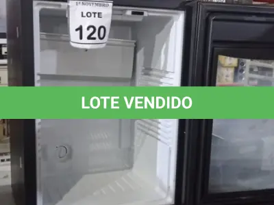 LOTE 120 - 01 ADEGA. (NO ESTADO) ATENÇÃO! FAZER A VISITAÇÃO ANTES DE ARREMATAR, NÃO SABEMOS SE FUNCIONA, LEILÃO NÃO TEM GARANTIA E NEM DEVOLUÇÃO, SUJEITO A POSSÍVEIS AVARIAS VISÍVEIS/OCULTAS E/OU AUSÊNCIA DE COMPONENTES.