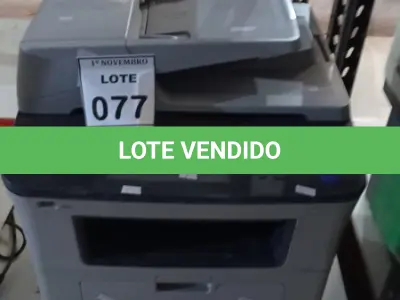 LOTE 077 - 01 IMPRESSORA MULTIFUNCIONAL MODELO SCX-5835NX MARCA SAMSUNG. (NO ESTADO) ATENÇÃO! FAZER A VISITAÇÃO ANTES DE ARREMATAR, NÃO SABEMOS SE FUNCIONA, LEILÃO NÃO TEM GARANTIA E NEM DEVOLUÇÃO, SUJEITO A POSSÍVEIS AVARIAS VISÍVEIS/OCULTAS E/OU AUSÊNCIA DE COMPONENTES.