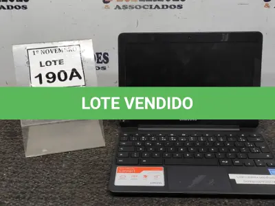 LOTE 190 - 01 NOTEBOOK TELA 11.6’’ 2GB DE MEMÓRIA MARCA SAMSUNG. (NO ESTADO) ATENÇÃO! FAZER A VISITAÇÃO ANTES DE ARREMATAR, NÃO SABEMOS SE FUNCIONA, LEILÃO NÃO TEM GARANTIA E NEM DEVOLUÇÃO, SUJEITO A POSSÍVEIS AVARIAS VISÍVEIS/OCULTAS E/OU AUSÊNCIA DE COMPONENTES.