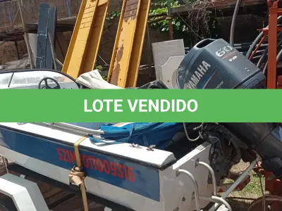 LOTE 512 - 01 LANCHA MOTORBOAT PARA 1 TRIPULANTE E 03 PASSAGEIROS. (NO ESTADO)