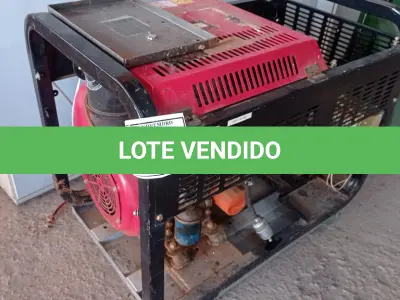 LOTE 130 - 01 GERADOR A DIESEL MODELO MDG-12E3 MARCA MOTOMIL. (NO ESTADO) ATENÇÃO! FAZER A VISITAÇÃO ANTES DE ARREMATAR, NÃO SABEMOS SE FUNCIONA, LEILÃO NÃO TEM GARANTIA E NEM DEVOLUÇÃO, SUJEITO A POSSÍVEIS AVARIAS VISÍVEIS/OCULTAS E/OU AUSÊNCIA DE COMPONENTES.
