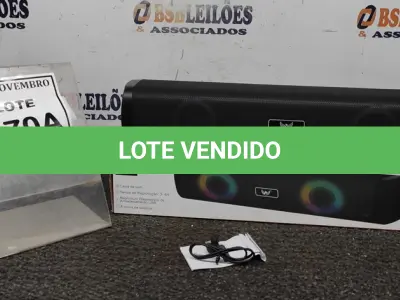 LOTE 270 - 01 CAIXINHA DE SOM BLUETOOTH MODELO AL-8912 MARCA ALTOMEX. (NO ESTADO) ATENÇÃO! FAZER A VISITAÇÃO ANTES DE ARREMATAR, NÃO SABEMOS SE FUNCIONA, LEILÃO NÃO TEM GARANTIA E NEM DEVOLUÇÃO, SUJEITO A POSSÍVEIS AVARIAS VISÍVEIS/OCULTAS E/OU AUSÊNCIA DE COMPONENTES.