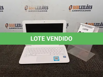 LOTE 007 - 01 NOTEBOOK MARCA HP. (NO ESTADO) ATENÇÃO! FAZER A VISITAÇÃO ANTES DE ARREMATAR, NÃO SABEMOS SE FUNCIONA, LEILÃO NÃO TEM GARANTIA E NEM DEVOLUÇÃO, SUJEITO A POSSÍVEIS AVARIAS VISÍVEIS/OCULTAS E/OU AUSÊNCIA DE COMPONENTES.