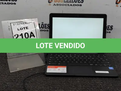 LOTE 210 - 01 NOTEBOOK TELA 11.6’’ 2GB DE MEMÓRIA MARCA SAMSUNG. (NO ESTADO) ATENÇÃO! FAZER A VISITAÇÃO ANTES DE ARREMATAR, NÃO SABEMOS SE FUNCIONA, LEILÃO NÃO TEM GARANTIA E NEM DEVOLUÇÃO, SUJEITO A POSSÍVEIS AVARIAS VISÍVEIS/OCULTAS E/OU AUSÊNCIA DE COMPONENTES.