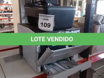 LOTE 109 - 02 IMPRESSORAS MARCAS HP E SAMSUNG. (NO ESTADO) ATENÇÃO! FAZER A VISITAÇÃO ANTES DE ARREMATAR, NÃO SABEMOS SE FUNCIONA, LEILÃO NÃO TEM GARANTIA E NEM DEVOLUÇÃO, SUJEITO A POSSÍVEIS AVARIAS VISÍVEIS/OCULTAS E/OU AUSÊNCIA DE COMPONENTES.