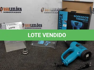 LOTE 130 - 01 SOPRADOR TÉRMICO 200W DUAS VELOCIDADES. (NO ESTADO) ATENÇÃO! FAZER A VISITAÇÃO ANTES DE ARREMATAR, NÃO SABEMOS SE FUNCIONA, LEILÃO NÃO TEM GARANTIA E NEM DEVOLUÇÃO, SUJEITO A POSSÍVEIS AVARIAS VISÍVEIS/OCULTAS E/OU AUSÊNCIA DE COMPONENTES.