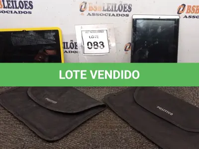 LOTE 083 - 02 TABLETS MARCA POSITIVO COM CAPA. (NO ESTADO) ATENÇÃO! FAZER A VISITAÇÃO ANTES DE ARREMATAR, NÃO SABEMOS SE FUNCIONA, LEILÃO NÃO TEM GARANTIA E NEM DEVOLUÇÃO, SUJEITO A POSSÍVEIS AVARIAS VISÍVEIS/OCULTAS E/OU AUSÊNCIA DE COMPONENTES.