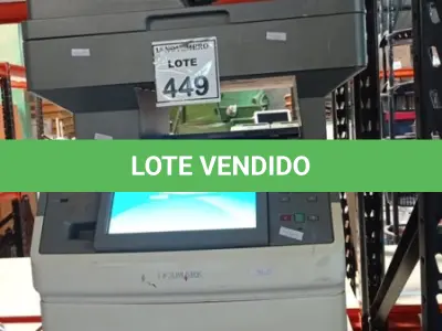 LOTE 449 - 01 IMPRESSORA MULTIFUNCIONAL MODELO X656DE MARCA LEXMARK. (NO ESTADO) ATENÇÃO! FAZER A VISITAÇÃO ANTES DE ARREMATAR, NÃO SABEMOS SE FUNCIONA, LEILÃO NÃO TEM GARANTIA E NEM DEVOLUÇÃO, SUJEITO A POSSÍVEIS AVARIAS VISÍVEIS/OCULTAS E/OU AUSÊNCIA DE COMPONENTES.