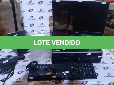 LOTE 458 - 01 CPU HP, 01 MONITOR AOC, 01 TECLADO, 01 MOUSE E 01 IMPRESSORA DE CUPOM COM FONTE MARCA BEMATECH. (NO ESTADO) ATENÇÃO! FAZER A VISITAÇÃO ANTES DE ARREMATAR, NÃO SABEMOS SE FUNCIONA, LEILÃO NÃO TEM GARANTIA E NEM DEVOLUÇÃO, SUJEITO A POSSÍVEIS AVARIAS VISÍVEIS/OCULTAS E/OU AUSÊNCIA DE COMPONENTES.