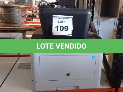 LOTE 109 - 02 IMPRESSORAS MARCAS HP E SAMSUNG. (NO ESTADO) ATENÇÃO! FAZER A VISITAÇÃO ANTES DE ARREMATAR, NÃO SABEMOS SE FUNCIONA, LEILÃO NÃO TEM GARANTIA E NEM DEVOLUÇÃO, SUJEITO A POSSÍVEIS AVARIAS VISÍVEIS/OCULTAS E/OU AUSÊNCIA DE COMPONENTES.