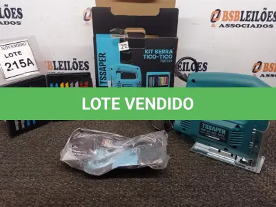LOTE 215 - 01 KIT SERRA TICO TICO COM MALETA COM 14 SERRAS DIVERSAS (PRODUTO NOVO). (NO ESTADO) ATENÇÃO! FAZER A VISITAÇÃO ANTES DE ARREMATAR, NÃO SABEMOS SE FUNCIONA, LEILÃO NÃO TEM GARANTIA E NEM DEVOLUÇÃO, SUJEITO A POSSÍVEIS AVARIAS VISÍVEIS/OCULTAS E/OU AUSÊNCIA DE COMPONENTES.