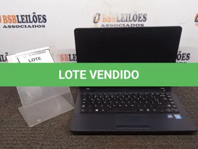 LOTE 059 - 01 NOTEBOOK MARCA SAMSUNG. (NO ESTADO) ATENÇÃO! FAZER A VISITAÇÃO ANTES DE ARREMATAR, NÃO SABEMOS SE FUNCIONA, LEILÃO NÃO TEM GARANTIA E NEM DEVOLUÇÃO, SUJEITO A POSSÍVEIS AVARIAS VISÍVEIS/OCULTAS E/OU AUSÊNCIA DE COMPONENTES.