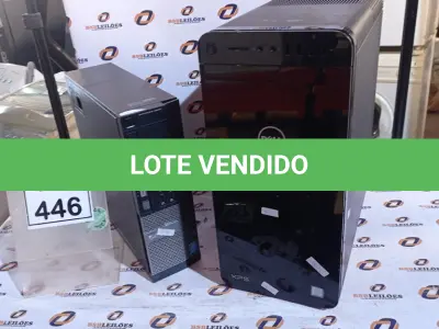 LOTE 446 - 01 DESKTOP MARCA DELL MODELOS XPS E OPTIPLEX. (NO ESTADO) ATENÇÃO! FAZER A VISITAÇÃO ANTES DE ARREMATAR, NÃO SABEMOS SE FUNCIONA, LEILÃO NÃO TEM GARANTIA E NEM DEVOLUÇÃO, SUJEITO A POSSÍVEIS AVARIAS VISÍVEIS/OCULTAS E/OU AUSÊNCIA DE COMPONENTES.