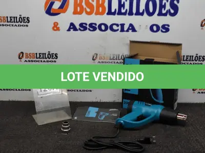 LOTE 120 - 01 SOPRADOR TÉRMICO 220V 2000W DUAS VELOCIDADES (NOVO) (NO ESTADO) ATENÇÃO! FAZER A VISITAÇÃO ANTES DE ARREMATAR, NÃO SABEMOS SE FUNCIONA, LEILÃO NÃO TEM GARANTIA E NEM DEVOLUÇÃO, SUJEITO A POSSÍVEIS AVARIAS VISÍVEIS/OCULTAS E/OU AUSÊNCIA DE COMPONENTES.