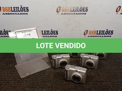 LOTE 009 - 05 CÂMERAS FOTOGRÁFICAS MODELO POWERSHOT A520 MARCA CANON (NO ESTADO) ATENÇÃO! FAZER A VISITAÇÃO ANTES DE ARREMATAR, NÃO SABEMOS SE FUNCIONA, LEILÃO NÃO TEM GARANTIA E NEM DEVOLUÇÃO, SUJEITO A POSSÍVEIS AVARIAS VISÍVEIS/OCULTAS E/OU AUSÊNCIA DE COMPONENTES.