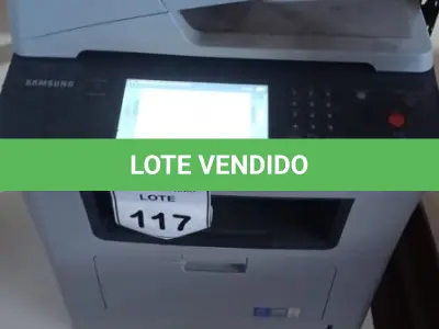 LOTE 117 - 01 IMPRESSORA MULTIFUNCIONAL MODELO SCX-5835NX MARCA SAMSUNG. (NO ESTADO) ATENÇÃO! FAZER A VISITAÇÃO ANTES DE ARREMATAR, NÃO SABEMOS SE FUNCIONA, LEILÃO NÃO TEM GARANTIA E NEM DEVOLUÇÃO, SUJEITO A POSSÍVEIS AVARIAS VISÍVEIS/OCULTAS E/OU AUSÊNCIA DE COMPONENTES.