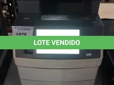 LOTE 445 - 01 IMPRESSORA MULTIFUNCIONAL MODELO X656DE MARCA LEXMARK. (NO ESTADO) ATENÇÃO! FAZER A VISITAÇÃO ANTES DE ARREMATAR, NÃO SABEMOS SE FUNCIONA, LEILÃO NÃO TEM GARANTIA E NEM DEVOLUÇÃO, SUJEITO A POSSÍVEIS AVARIAS VISÍVEIS/OCULTAS E/OU AUSÊNCIA DE COMPONENTES.