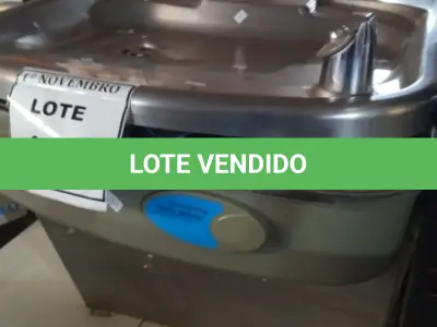 LOTE 424 - 01 BEBEDOURO DE PAREDE. (NO ESTADO) ATENÇÃO! FAZER A VISITAÇÃO ANTES DE ARREMATAR, NÃO SABEMOS SE FUNCIONA, LEILÃO NÃO TEM GARANTIA E NEM DEVOLUÇÃO, SUJEITO A POSSÍVEIS AVARIAS VISÍVEIS/OCULTAS E/OU AUSÊNCIA DE COMPONENTES.
