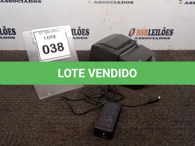 LOTE 038 - 01 IMPRESSORA DE CUPOM MARCA DIEBOLD COM FONTE. (NO ESTADO) ATENÇÃO! FAZER A VISITAÇÃO ANTES DE ARREMATAR, NÃO SABEMOS SE FUNCIONA, LEILÃO NÃO TEM GARANTIA E NEM DEVOLUÇÃO, SUJEITO A POSSÍVEIS AVARIAS VISÍVEIS/OCULTAS E/OU AUSÊNCIA DE COMPONENTES.