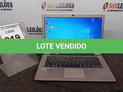 LOTE 019 - 01 NOTEBOOK CORE I5 MARCA ACER. (NO ESTADO) ATENÇÃO! FAZER A VISITAÇÃO ANTES DE ARREMATAR, NÃO SABEMOS SE FUNCIONA, LEILÃO NÃO TEM GARANTIA E NEM DEVOLUÇÃO, SUJEITO A POSSÍVEIS AVARIAS VISÍVEIS/OCULTAS E/OU AUSÊNCIA DE COMPONENTES.