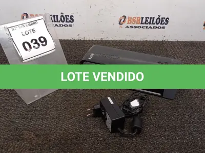 LOTE 039 - 01 SCANNER MODELO I940 MARCA KODAK COM FONTE. (NO ESTADO) ATENÇÃO! FAZER A VISITAÇÃO ANTES DE ARREMATAR, NÃO SABEMOS SE FUNCIONA, LEILÃO NÃO TEM GARANTIA E NEM DEVOLUÇÃO, SUJEITO A POSSÍVEIS AVARIAS VISÍVEIS/OCULTAS E/OU AUSÊNCIA DE COMPONENTES.