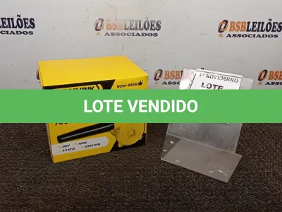 LOTE 095 - 01 SOPRADOR E ASPIRADOR ELÉTRICO 220V 700W 13600RPM (PRODUTO NOVO). (NO ESTADO) ATENÇÃO! FAZER A VISITAÇÃO ANTES DE ARREMATAR, NÃO SABEMOS SE FUNCIONA, LEILÃO NÃO TEM GARANTIA E NEM DEVOLUÇÃO, SUJEITO A POSSÍVEIS AVARIAS VISÍVEIS/OCULTAS E/OU AUSÊNCIA DE COMPONENTES.